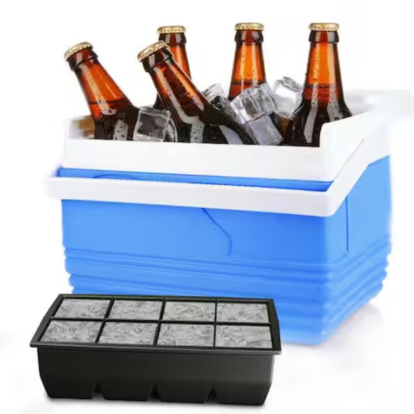 Bangp Clear Ice Cube Maker, Transparent Ice Cube Mold with Reusable Storage Bag - Picture 7 of 12